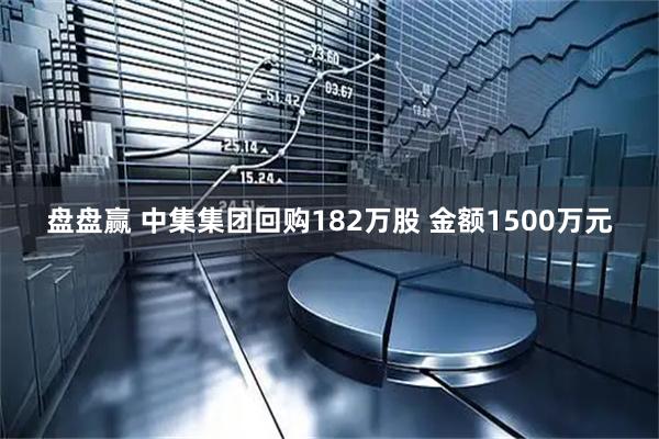 盘盘赢 中集集团回购182万股 金额1500万元