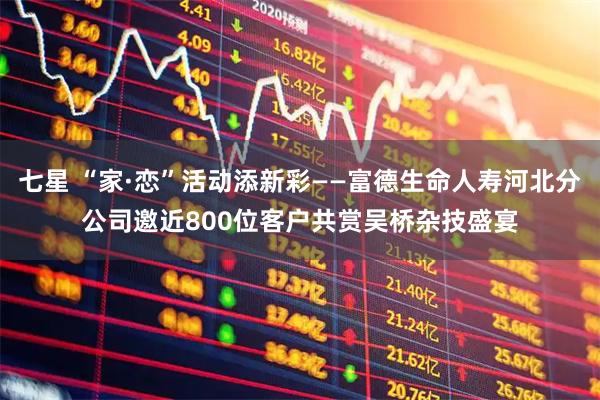 七星 “家·恋”活动添新彩——富德生命人寿河北分公司邀近800位客户共赏吴桥杂技盛宴